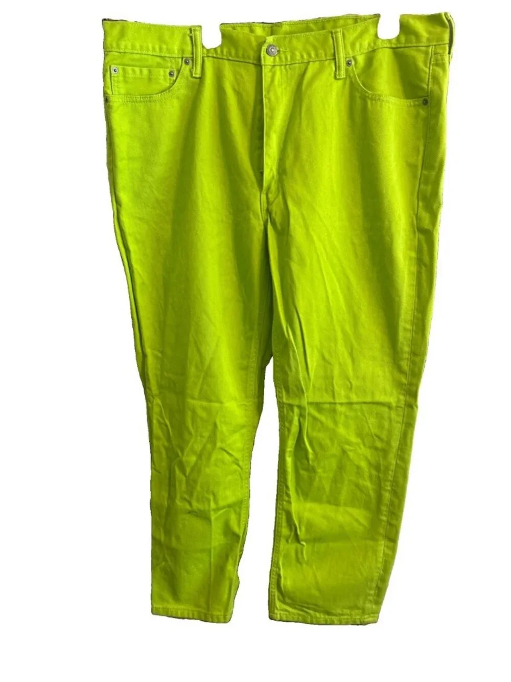 Levi's 541 Men’s 42x32 Athletic Fit Tapered Neon Green Jeans